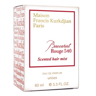 Парфюм унисекс Maison Francis Kurkdjian Baccarat Rouge 540 Scented Hair Mist 60 мл