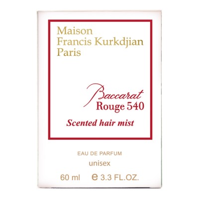 Парфюм унисекс Maison Francis Kurkdjian Baccarat Rouge 540 Scented Hair Mist 60 мл