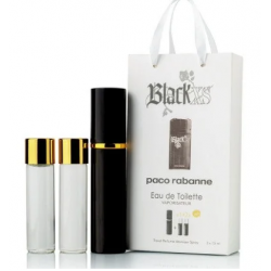 Парфум чоловічий Paco Rabanne Black XS з феромонами 3х15 мл