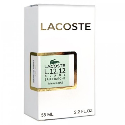 Lacoste L.12.12 Blanc Eau Fraiche Perfume Newly мужской 58 мл