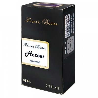 Franck Boclet Heroes Perfume Newly унісекс 58 мл