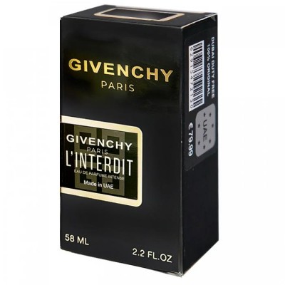 Givenchy L`Interdit Eau de Parfum Intense Perfume Newly женский 58 мл