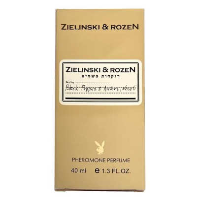 Zelinski & Rozen Black Pepper & Amber, Neroli Pheromone Parfum унисекс 40 мл