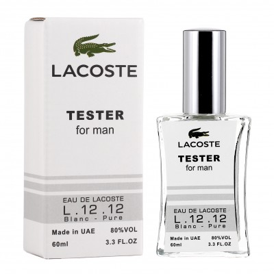 Lacoste Eau De L.12.12 Blanc-Pure ТЕСТЕР NEW мужской 60 мл