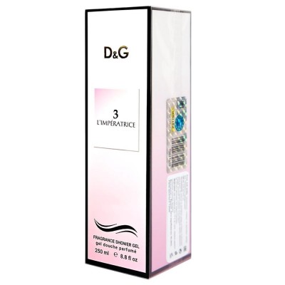 Парфумований гель для душу Dolce&Gabbana 3 L`Imperatrice Exclusive EURO 250 мл