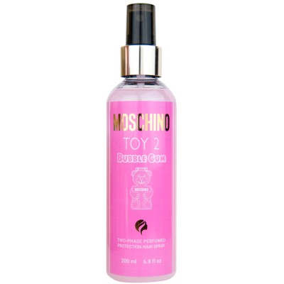 Двухфазный парфюмированный защитный спрей для волос Moschino Toy 2 Bubble Gum Exclusive EURO 200 мл