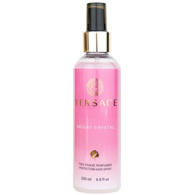 Двухфазный парфюмированный защитный спрей для волос Versace Bright Crystal Exclusive EURO 200 мл