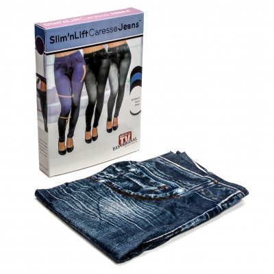 Підліткові лосини коригувальні Slim`n Lift Caresse Jeans Blue розмір S-M