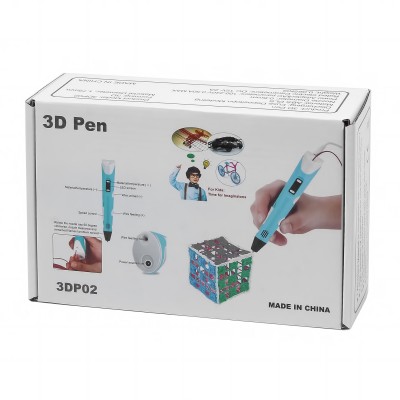 Інтерактивна ручка для створення об`ємних фігур і малюнків 3D Pen 3DP02