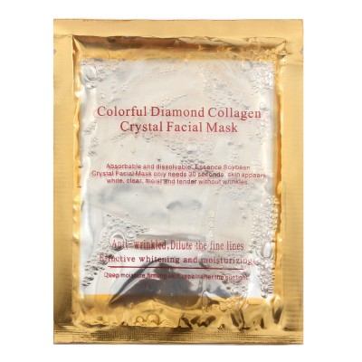 Тканинна маска для обличчя з колагеном Colorful Diamond Collagen Crystal Mask White