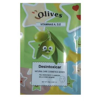 Маска для лица Bioska Olives с витамином А D E детоксикация 25 мл