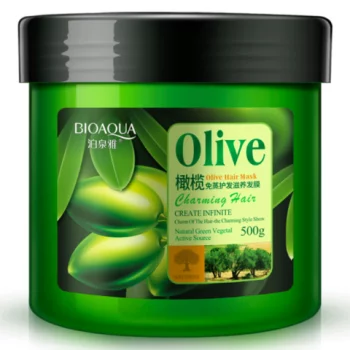 Маска для волос BIOAQUA Olive Hair Mask с маслом оливы 500 г