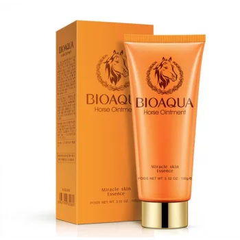 Очищающее молочко для умывания BIOAQUA Horse Ointment с лошадиным жиром 100 г