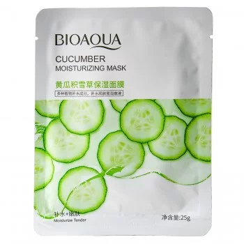 Тканевая маска для лица BIOAQUA Cucumber Moisturizing Mask с экстрактом огурца 25 г