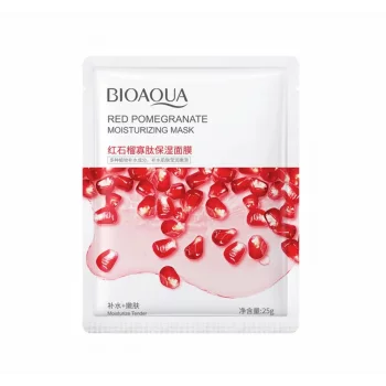 Тканевая маска для лица BIOAQUA Pomegranate Moisturizing Mask с экстрактом граната 25 г