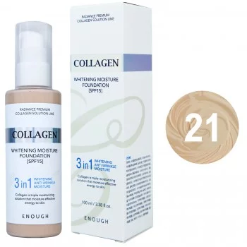 Тональный крем Enough Collagen 3 в 1 SPF15 №21