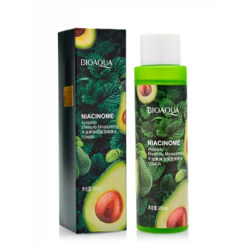 Тонер для лица BIOAQUA Niacinome Avocado Elasticity Moisturizing Toner с авокадо и пептидами 200 мл