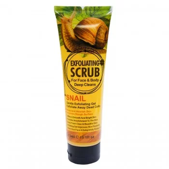 Cкраб для лица и тела Wokali Snail Face and Body Exfoliating Scrub WKL582 320 мл