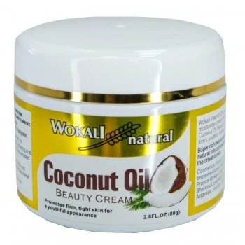 Крем для обличчя Wokali Natural Coconut Oil Beauty Cream на основі кокосового масла WKL528 80 г