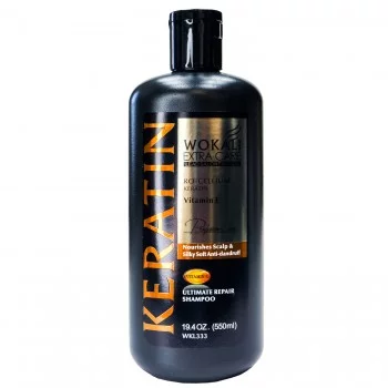 Шампунь для волос Wokali Keratin Shampoo Ultimate Repair питательный WKL333 550 мл