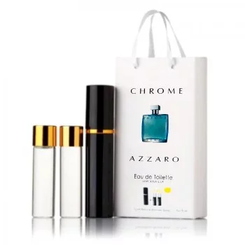 Парфюм мужской Azzaro Chrome с феромонами 3х15 мл