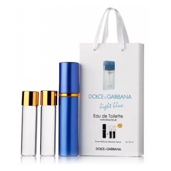 Парфюм женский Dolce&Gabbana Light Blue с феромонами 3х15 мл