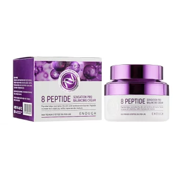 Крем для лица Enough 8 Peptide Sensation Pro Balancing Cream антивозрастной с пептидами 50 мл
