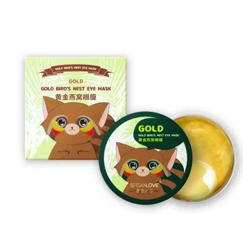 Гидрогелевые патчи под глаза SERSANLOVE Gold Bird`s Nest Eye Mask с золотом и экстрактом ласточкиного гнезда 60 шт
