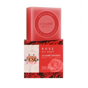 Мыло ручной работы SERSANLOVE Rose Oil Soap с эфирным маслом розы 100 г