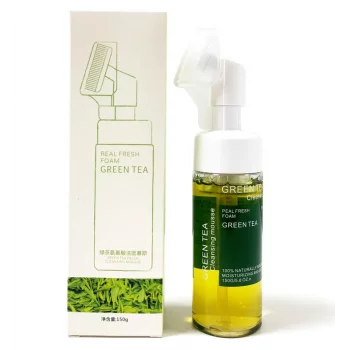 Пенка-мусс для умывания SERSANLOVE Green Tea Facial Cleansing Mousse с экстрактом зеленого чая 150 мл