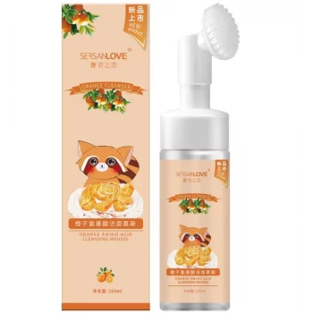 Пенка-мусс для умывания SERSANLOVE Orange Amino Acid Cleanser Mousse с экстрактом апельсина 150 мл