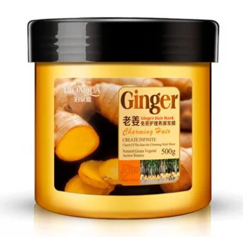 Питательная маска для волос BIOAQUA Ginger Hair Maskс экстрактом имбиря 500 мл