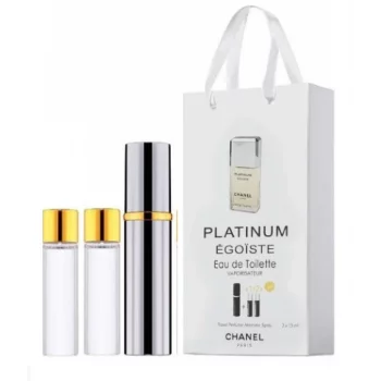 Парфюм мужской Chanel Egoiste Platinum с феромонами 3х15 мл