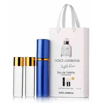 Парфюм мужской Dolce&Gabbana Light Blue Pour Homme 3x15 мл