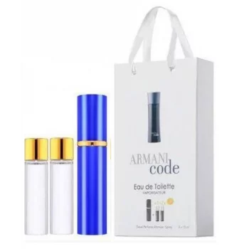 Парфюм мужской Giorgio Armani Armani Code с феромонами 3х15 мл
