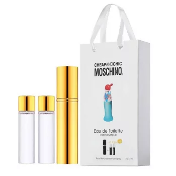Парфюм женский Moschino Cheap and Chic I Love Love с феромонами 3х15 мл