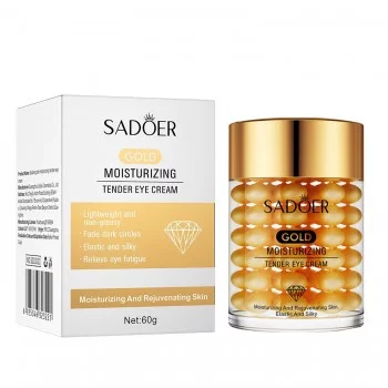 Капсульный крем для кожи вокруг глаз SADOER Gold Tender увлажняющий и омолаживающий 60 г