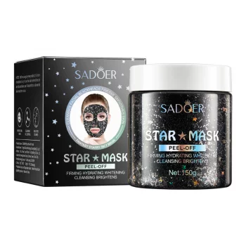 Маска-пленка SADOER Black Star очищающая с отбеливающим эффектом 150 г