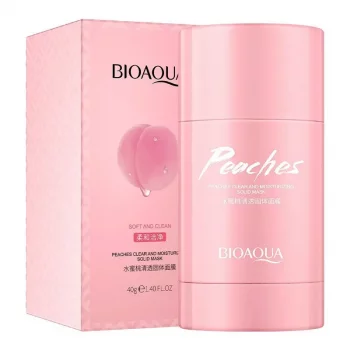 Твердая маска-стик очищающая для лица BIOAQUA Peach 40 г