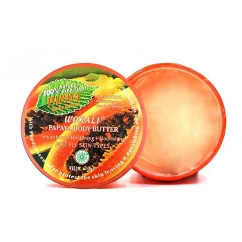 Крем для тела на основе масла Wokali Papaya Body Butter WKL244